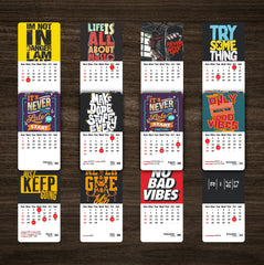 Quotes About Success Premium Table Desk Calendar – 2026