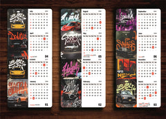 Super Car Collection Premium Table Desk Calendar – 2026