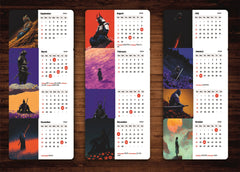 Samurai Premium Table Desk Calendar – 2026