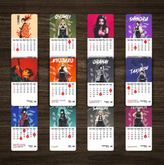 Demon Premium Table Desk Calendar – 2026