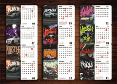 Luxury Car Collection Premium Table Desk Calendar – 2026