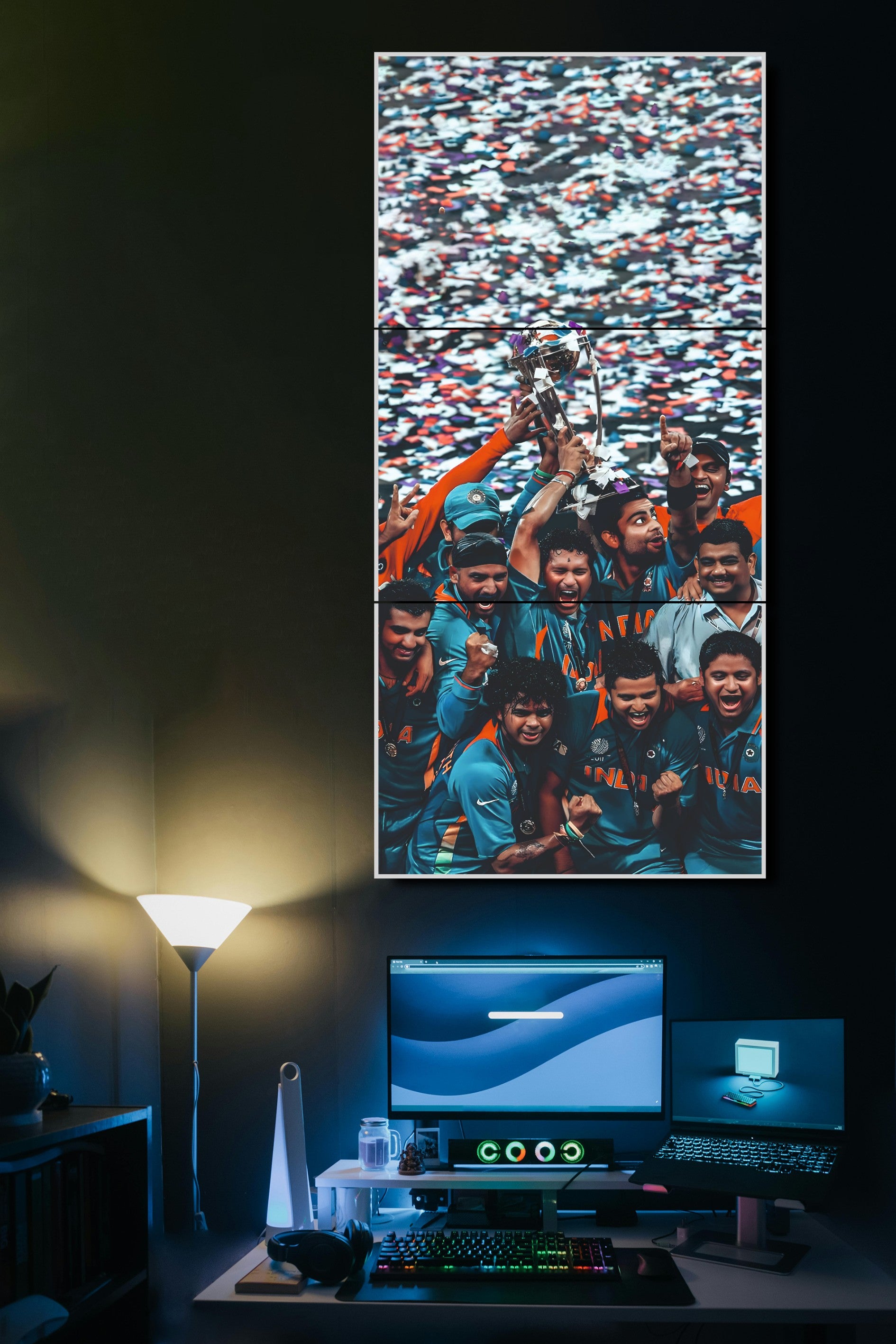 2011-WORLD-CUP-VICTORY-CELEBRATION-Poster-3-Split-Poster