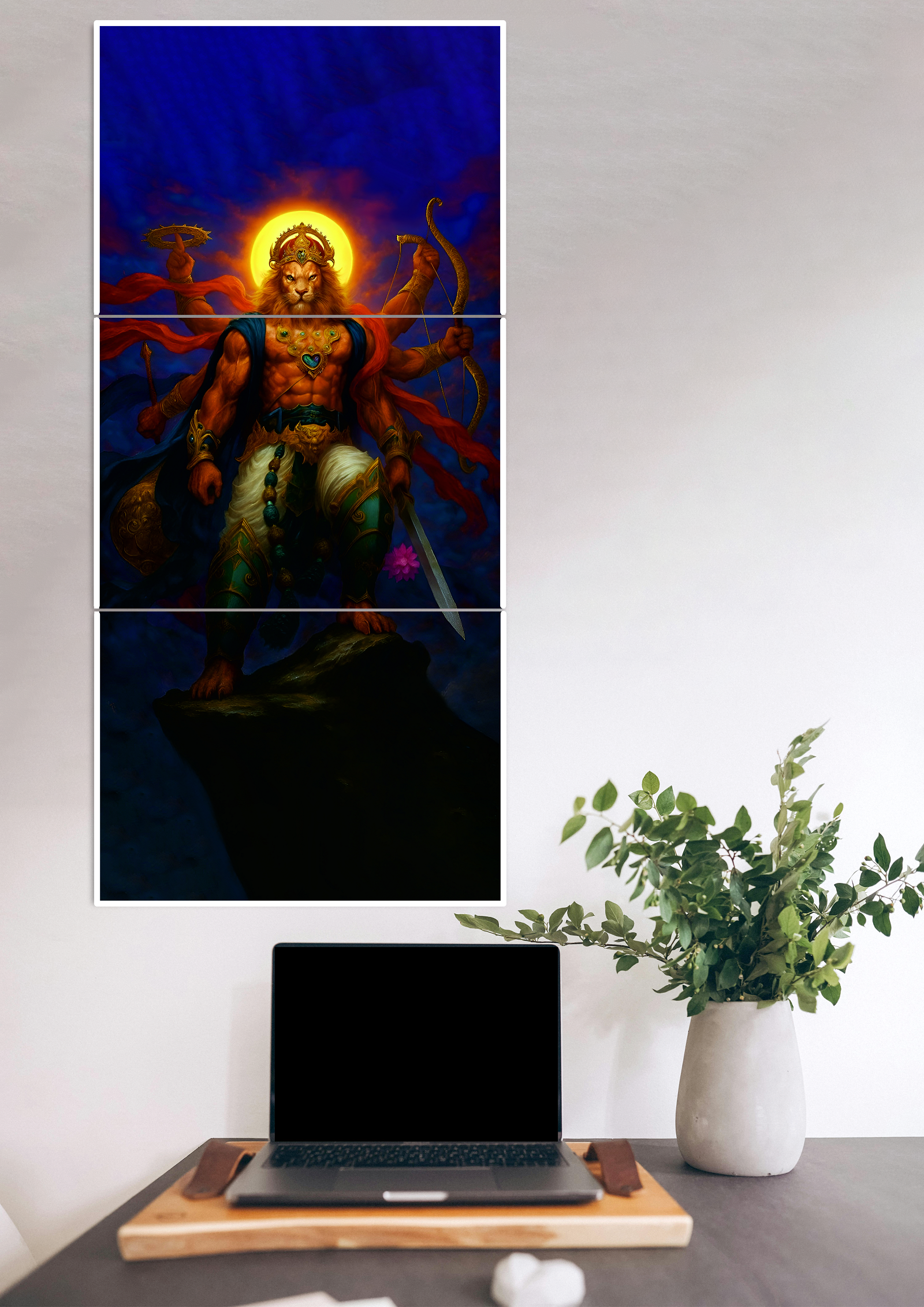 LORD-NARASIMHA-Poster-3-Split-Poster