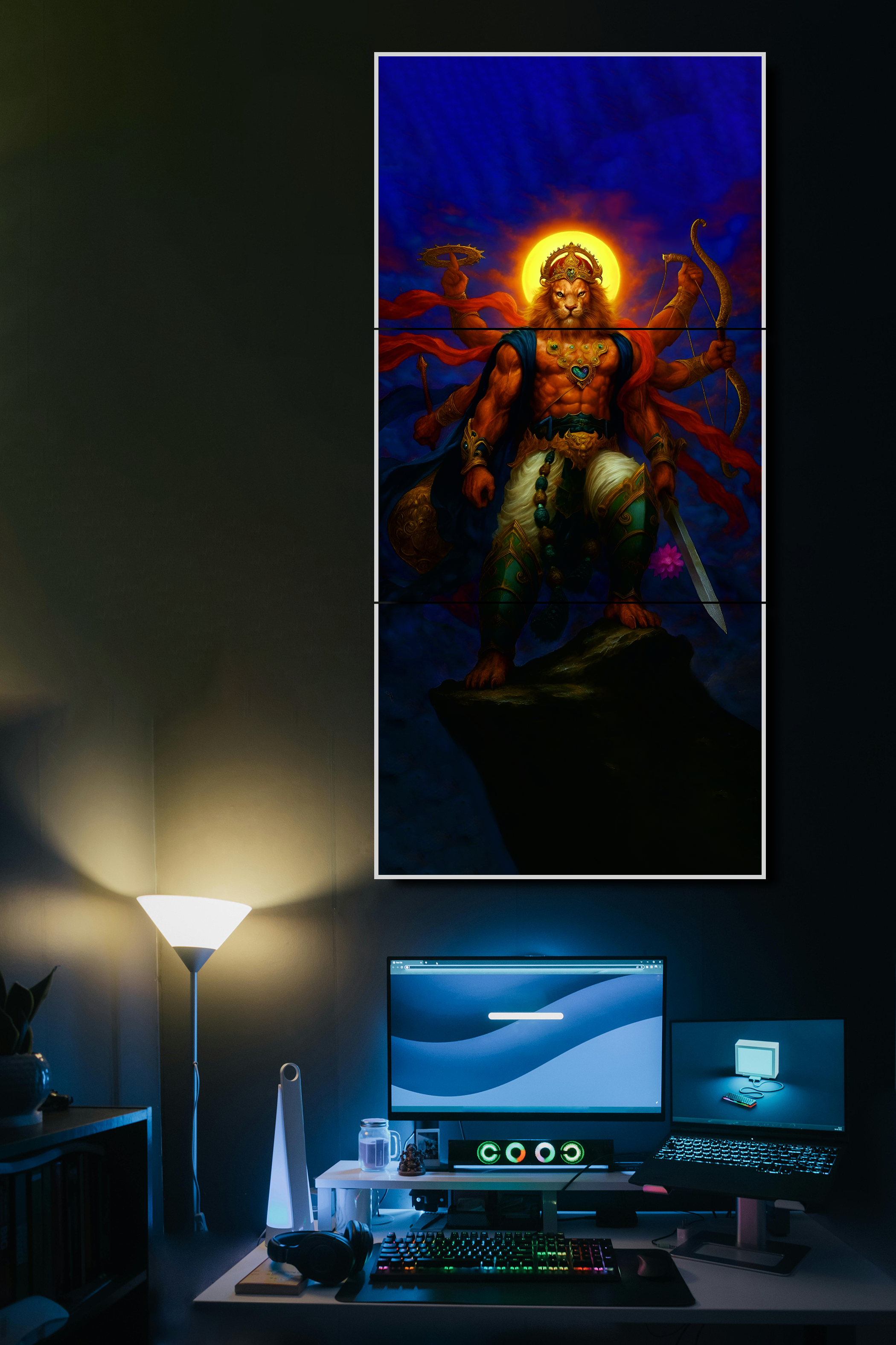 LORD-NARASIMHA-Poster-3-Split-Poster