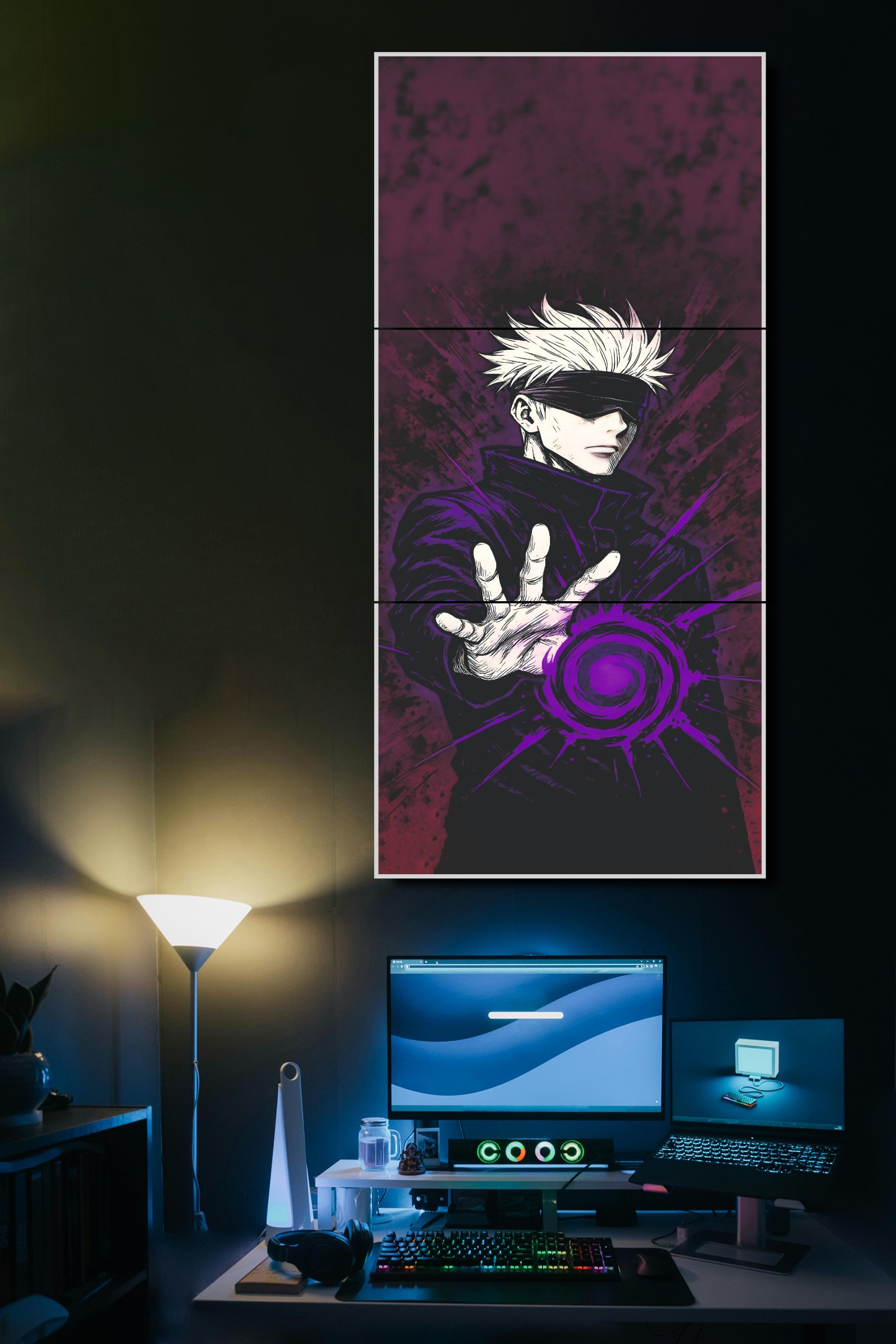 SATORU-GOJO-JUJUTSU-KAISEN-Poster-3-Split-Poster