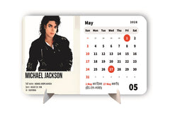International Pop Singers Premium Table Desk Calendar – 2026