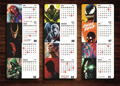 SUPER STRONG HEROS Premium Table Desk Calendar – 2026