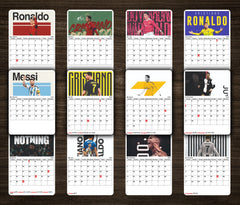 FOOTALL KING Premium Table Desk Calendar
