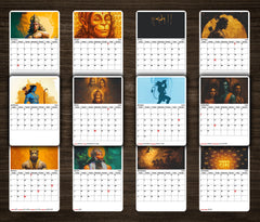 Lord Hanuman Premium Table Desk Calendar