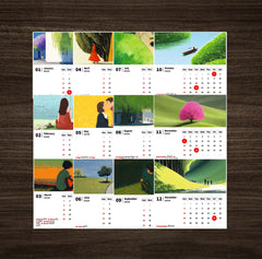 GREEN Valley Premium Table Desk Calendar