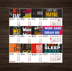 Motivational Quotes Premium Table Desk Calendar