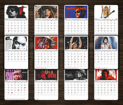 WORLD POP Singers Premium Table Desk Calendar