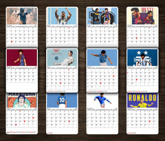 Maradona 10 Golden Boot Hero Premium Table Desk Calendar
