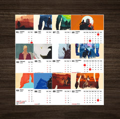 HUNTING Premium Table Desk Calendar