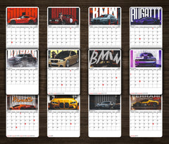 Luxury Car Premium Table Desk Calendar