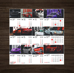 Super fast CAR Premium Table Desk Calendar