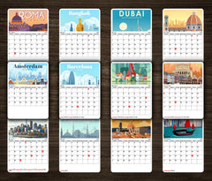 DREAM City Place Premium Table Desk Calendar