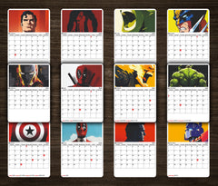 SUPER ANIME MAN Premium Table Desk Calendar