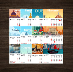 DREAM City Place Premium Table Desk Calendar