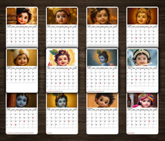 Little Cute Krishn Premium Table Desk Calendar