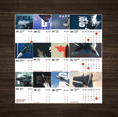 PLANE Premium Table Desk Calendar