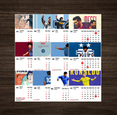 Maradona 10 Golden Boot Hero Premium Table Desk Calendar