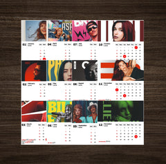 WORLD POP Premium Table Desk Calendar