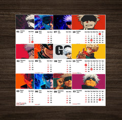 Satoru Gojo Premium Table Desk Calendar