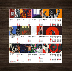 INDIAN POP Singers Premium Table Desk Calendar