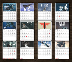 FOOTALL KING Premium Table Desk Calendar