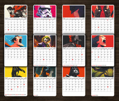 ANIME HEROS Premium Table Desk Calendar