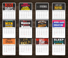 Motivational Quotes Premium Table Desk Calendar