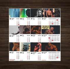 Bodybuilding Premium Table Desk Calendar