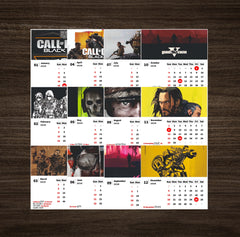 Call of Duty Modern Warfare Premium Table Desk Calendar