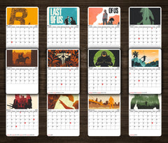 HUNTING GAME Premium Table Desk Calendar