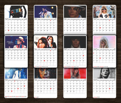 Global Pop Icon Premium Table Desk Calendar