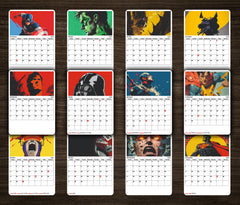SUPER MAN Premium Table Desk Calendar