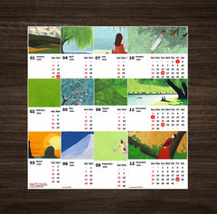 GO NATURE Premium Table Desk Calendar