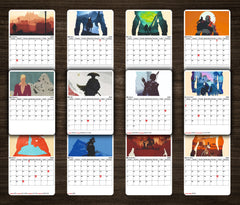 HUNTING Premium Table Desk Calendar