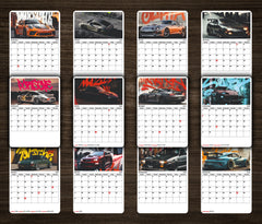 SUPER Car Premium Table Desk Calendar
