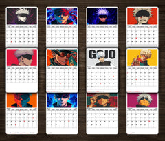Satoru Gojo Premium Table Desk Calendar
