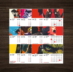 HERO MAN Premium Table Desk Calendar