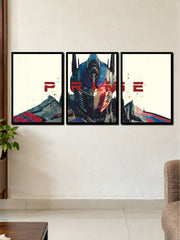 Transformers Optimus Prime | Premium 3 Frame Wall Art Set