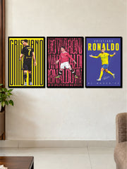 Cristiano Ronaldo Football Legend | 3 Frame Poster Set