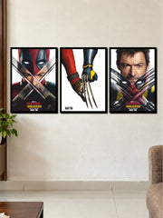 Deadpool & Wolverine Ultimate Duo | Premium 3 Frame Wall Art Set