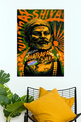 Chhatrapati Shivaji Maharaj Royal Warrior Poster | Hindu Swarajya Wall Art  (Art Posters)