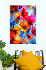 Cute Nature Flowers Poster | Colorful Floral Aesthetic Wall Art  (Art Posters)