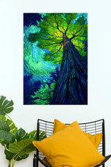 Extraordinary Tree of Life Poster | Magical Green Forest Nature Wall Art  (Art Posters)