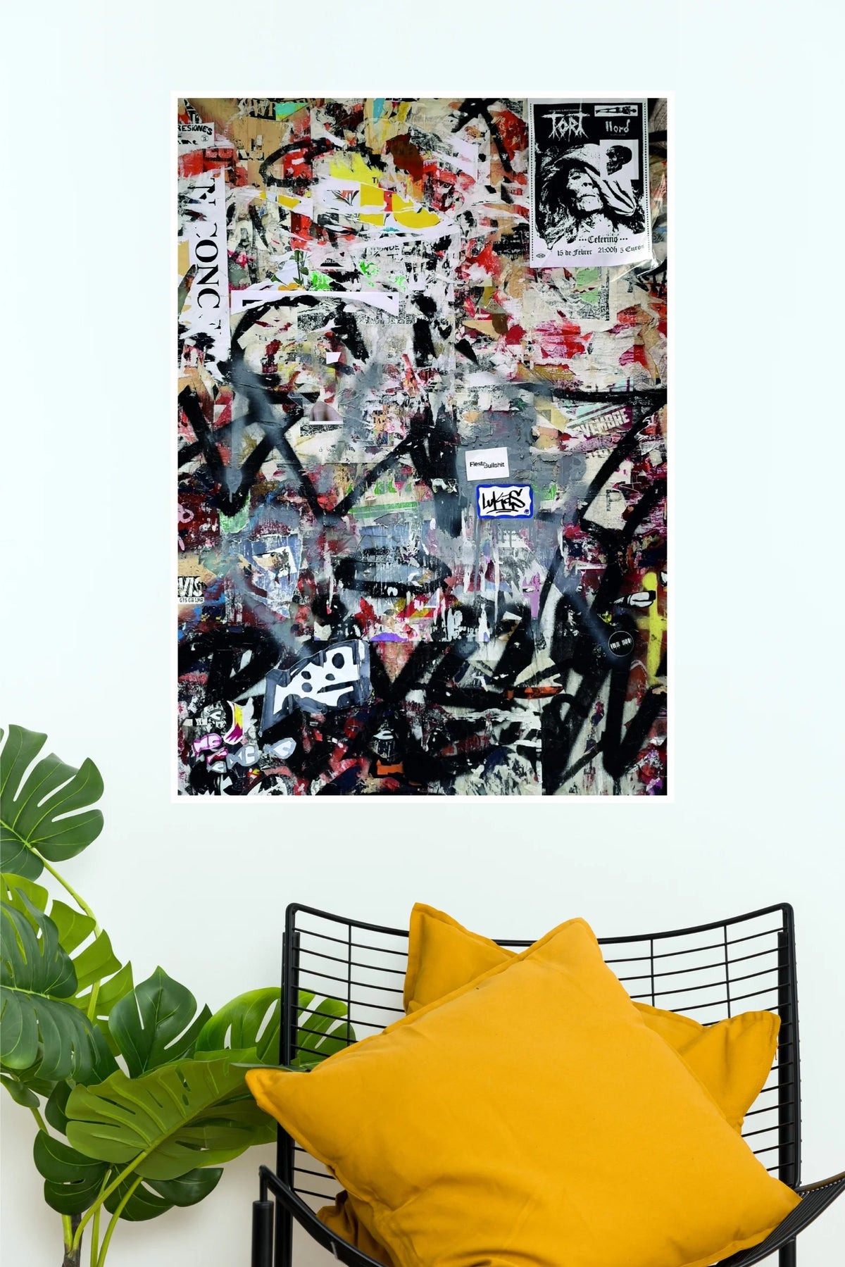 Urban Graffiti Street Art Poster | Abstract Grunge & Modern Wall Art  (Art Posters)