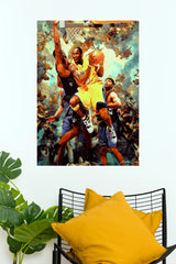Kobe Bryant Legendary Basketball Dunk Poster | NBA Lakers Wall Art  (Art Posters)